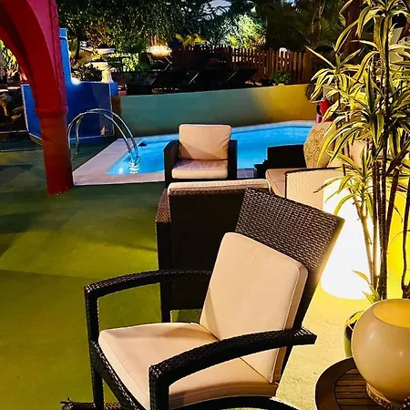 빌라 Con Piscina Climatizada Y Vistas Al Mar Puntillo Del Sol